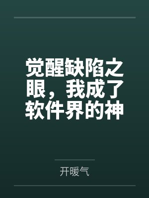 觉醒缺陷之眼，我成了软件界的神